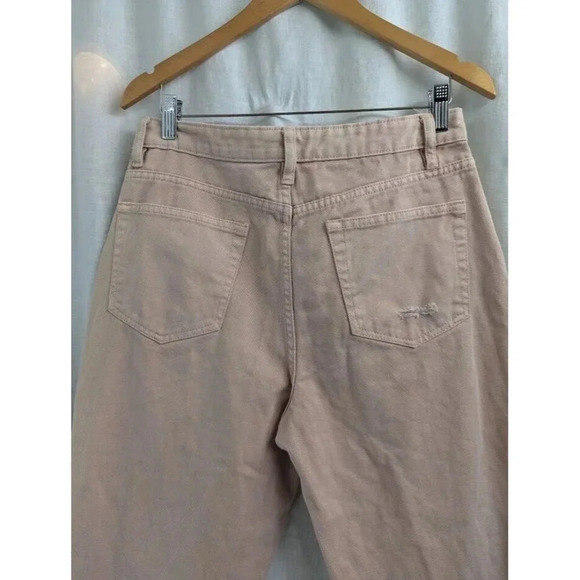 Vanilla Star Womens Jeans 90s Boyfriend Distressed Button Fly Size 11 Peachy - Picture 5 of 13